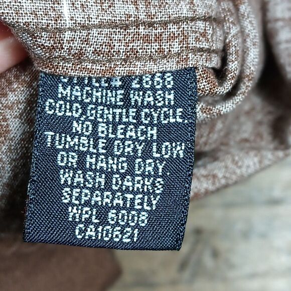 Brooks Dunn Shirt XL Panhandle Aztec Western Cowboy Rodeo Long Sleeve Brown - Picture 4 of 9